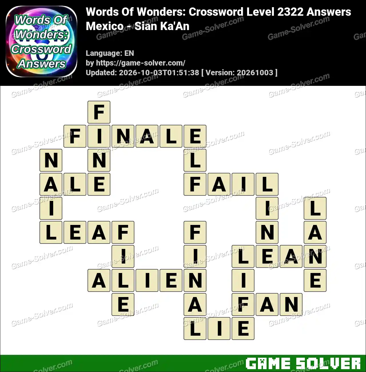 Words Of Wonders: Crossword Level 2322 Answers – Mexico – Sian Ka’An
